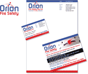 Orion Fire Safety branding 